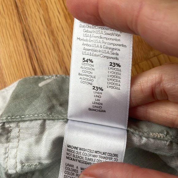 Mother The Shaker Chop Crop Fray in Desert Print SZ 30 A5 - Picture 8 of 8